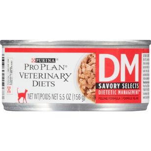 Purina Vet Diet Cat DM Dietetic Mgmt Savory Selects
